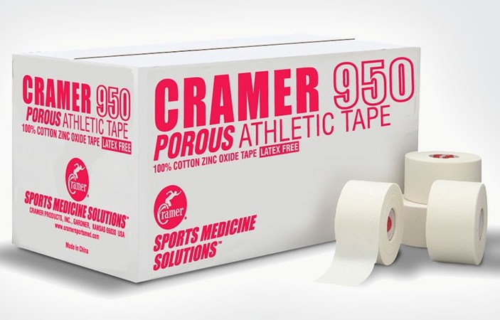 282102 Высококачественный пористый Тейп Cramer 950 Athletic Trainer`s Tape 5,0см х 13,7м