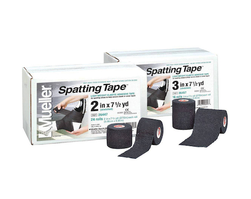 Код 26457 SPATTING TAPE, эластичный тейп, 1 кор. 16 рулонов (7,5 см х 6,9 м), чёрный. НОВИНКА!