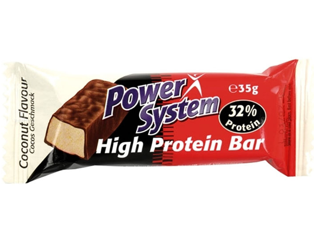 Батончик Power System 35 г High Protein Bar 32%