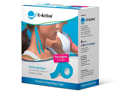 Тейп K-Active Classic 5СМ Х 5М синий