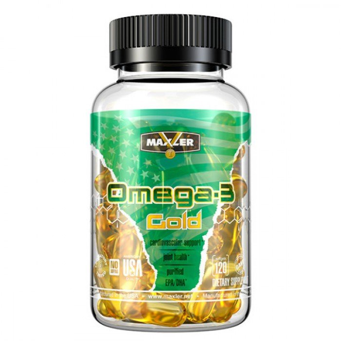 Maxler Omega-3 Gold 120 гелевых капсул