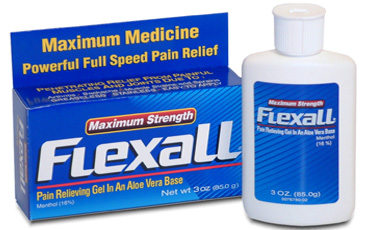 Maximum Strength Flexall - 16% ментола / обезболивающий гель