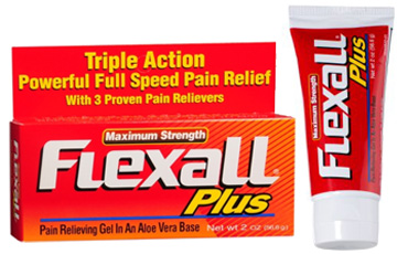 Maximum Strength Flexall Plus - 16% ментол, 10% метилсалицилат, 3,1% камфора / обезболивающий гель