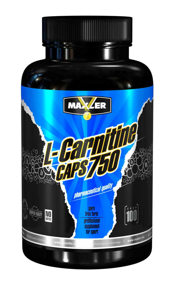 Maxler L-carnitine 750 мг 100 капсул